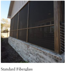 18x16 Standard Mesh fiberglass - This standard fiberglass screen is the mesh applied in most window and doors. Easily fabricated, this high-quality standard mesh is the prefered insect screening in the fenestration industry.