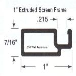 Screen Frame - For use in Window Screens, Solar Screens and Patio/Porch ...