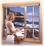 Retractable Window Screens - Roll-Away Series 4000