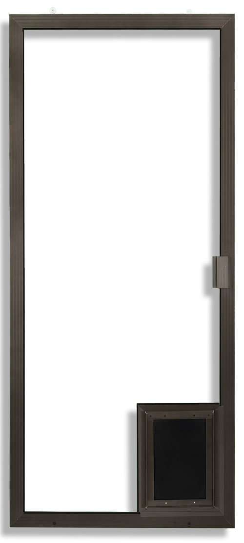 Pet Door for Sliding Screen Door. Medium