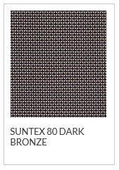 Phifer Suntex Dark Bronze - A combination of Black and Brown woven together